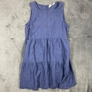 C&C California 100% linen women's dress size medium preowned